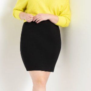 Eloquii Black Stretch Mini Skirt with tags - sz 24